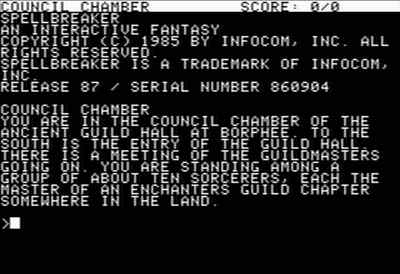První obrazovka z Apple II verze